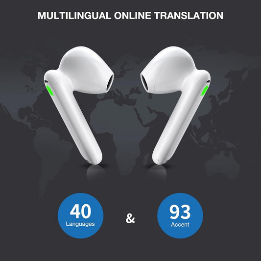 Original TimeKettle WT2 Language Simultaneous Translator Earphone Business Interpretation Headset Travel Voice Translation Earbud